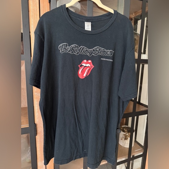 Vintage 2005 The Rolling Stones embroidered tee Tongue Band Anthill Rockware - Picture 1 of 10